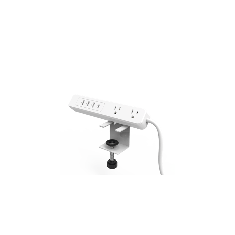 EPLCLAMPOW Multicontacto con Montaje para Escritorio / Carga Rápida para 65 W