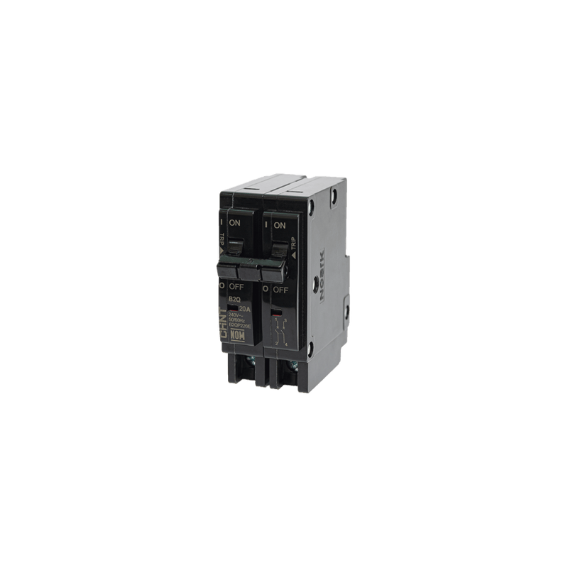 B2QP215E Interruptor Termomagnético Enchufable, Serie: B2Q, 2P, 15A, 240V