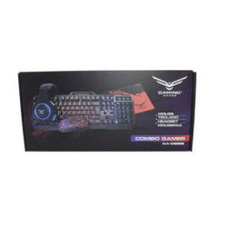 NA-0925 Kit Gamer Naceb Technology , USB, Juego, Alámbrico, 2400 DPI