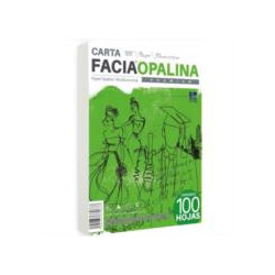 PAPEL FACIA OPALINA CARTA BLANCA C/100 120GR