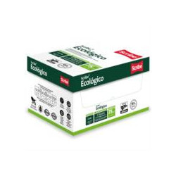 5288 Papel Cortado Scribe Ecológico Carta 93% de Blancura 75gr Caja C/5000 Hojas