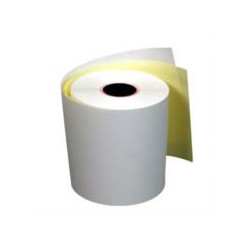 EBA5760 Papel PCM Autocopia Rollo 57x60 Blanco-Amarillo C/100 Pzas