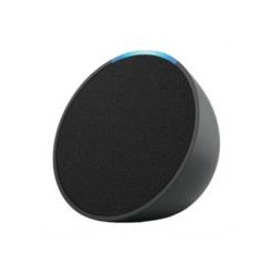 Bocina Inteligente Alexa Amazon Echo Pop Proyección Frontal de 1.95" Wi-Fi/Bluetooth Color Gris Carbón