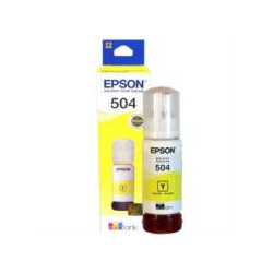 T504420-AL Tinta Epson Original T504 70ml EcoTank L4150/L4160 Color Amarillo