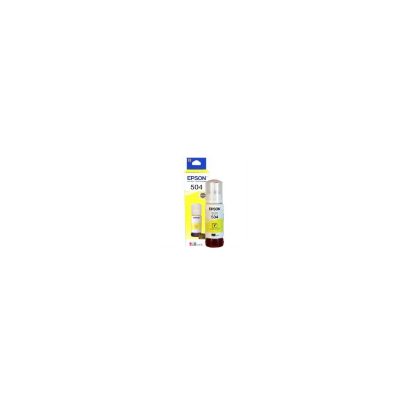 T504420-AL Tinta Epson Original T504 70ml EcoTank L4150/L4160 Color Amarillo