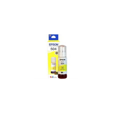 T504420-AL Tinta Epson Original T504 70ml EcoTank L4150/L4160 Color Amarillo