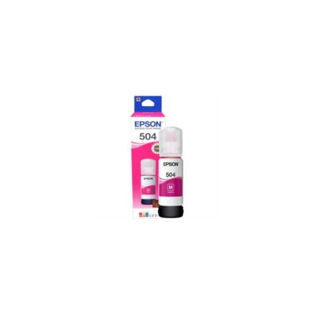 Tinta Epson Original T504 70ml EcoTank L4150/L4160 Color Magenta