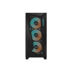 Gabinete Gamer Gigabyte C301 Glass Media Torre ITX mATX ATX EATX 4xFan ARGB Cristal Templado Negro