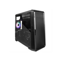 Gabinete Game Factor CSG300 ATX USB 3.0 Ventilador 120mm Cristal Color Negro