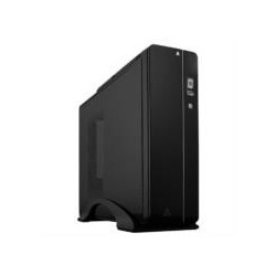 Gabinete Acteck Bern GS460 Mini Torre Slim con Fuente 500W Micro ATX/Mini ITX USB 3.0 1 Ventilador Color Negro