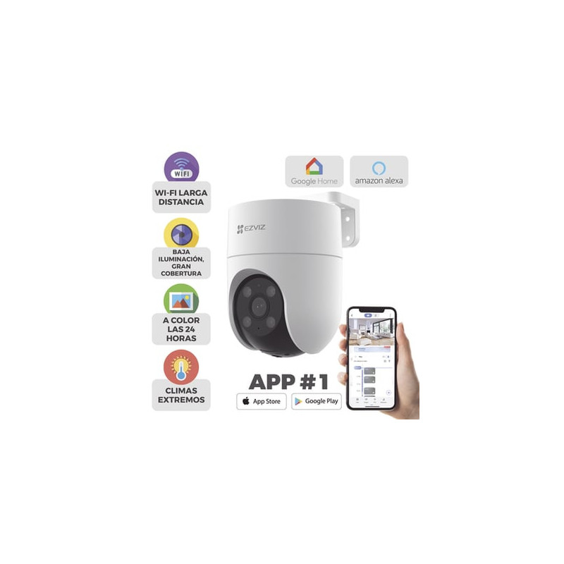 CS-H8C Camara PT WiFi / 2 Megapixel / Cobertura 360°