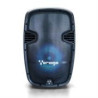 Bocina Bafle Vorago Karaoke KSP-500 15" Bluetooth TWS 2 Micrófonos Color Negro