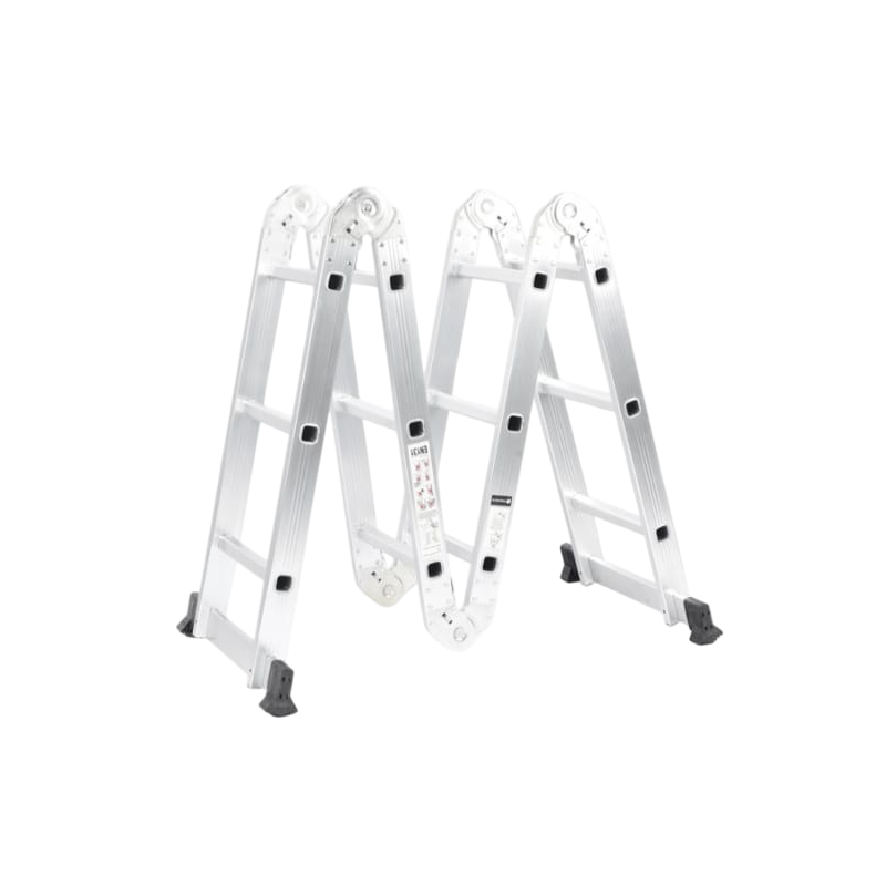 Escalera Multiposiciones de Aluminio de 3.52 Metros, Soporta 150 kg