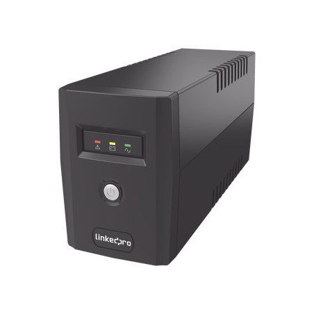 LP600L UPS 600VA/360 W Línea Interactiva / 6 Contactos 5-15R (4 Respaldadas) / Regulación de Voltaje / Protección RJ45