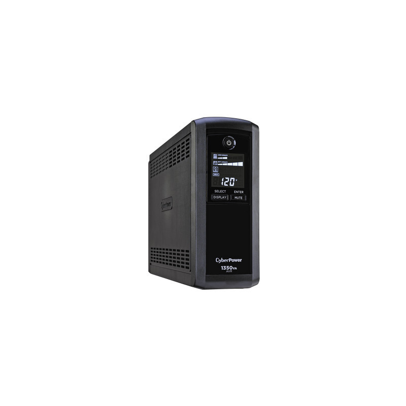 CP1350AVRLCD UPS de 1350 VA/815 W, Topología Línea Interactiva, Entrada 120 Vca NEMA 5-15P, Tipo Mini Torre, Con 10 Tomas