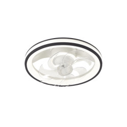 JLV-014  Ventilador de Techo con Luminario LED de 110 V / 88 W /4500 Lm /3 Tonos de Luz / 501 mm / 6 Velocidades / Dimeable.