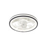 JLV-014  Ventilador de Techo con Luminario LED de 110 V / 88 W /4500 Lm /3 Tonos de Luz / 501 mm / 6 Velocidades / Dimeable.