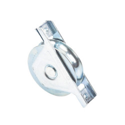 1151-5540-001 338 - Rueda de 10 cm / Capacidad Para Puertas de Hasta 380 kg / Canal Tipo "U"