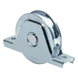 1151-5570-001 338 - Rueda de 16 cm / Capacidad Para Puertas de Hasta 640 kg / Canal Tipo "U"