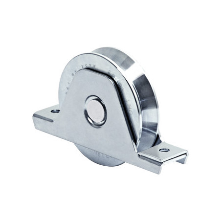 1151-4570-001 336V - Rueda de 16 cm / Capacidad Para Puertas de Hasta 640 kg / Canal Tipo "V"