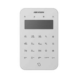 DS-PK1-LT-WB Teclado Inalámbrico con Pantalla LCD para Armado y Desarmado / Funciones de Automatización