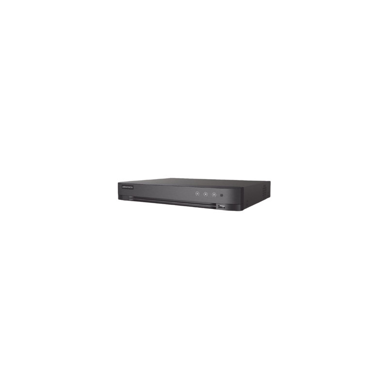 IDS-7208HQHI-M1/XT DVR 8 Canales TURBOHD + 4 Canales IP / 5 Megapixel Lite - 3K Lite / Audio de Dos Vías por Coaxitron