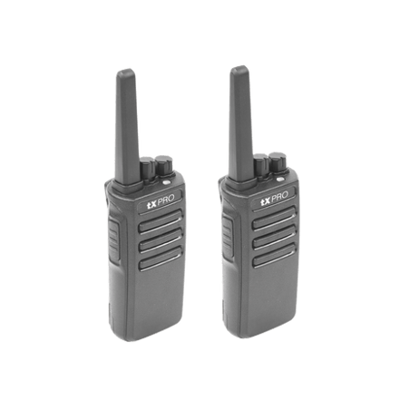 TX600DUO Duo de Radios Portatiles UHF, 5W de Potencia, Scrambler de Voz, Alta Cobertura, 400-470 MHZ