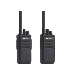 TX-320DUO Par de radios analógicos, listos para utilizarse, operan en UHF 400-470 MHz