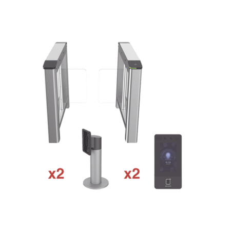 DS-K3B220-KIT Kit de Torniquete con Terminales Faciales incluidas